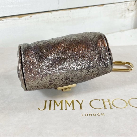 Jimmy Choo Cracked Leather Ultra Mini Bag - Picture 5 of 8